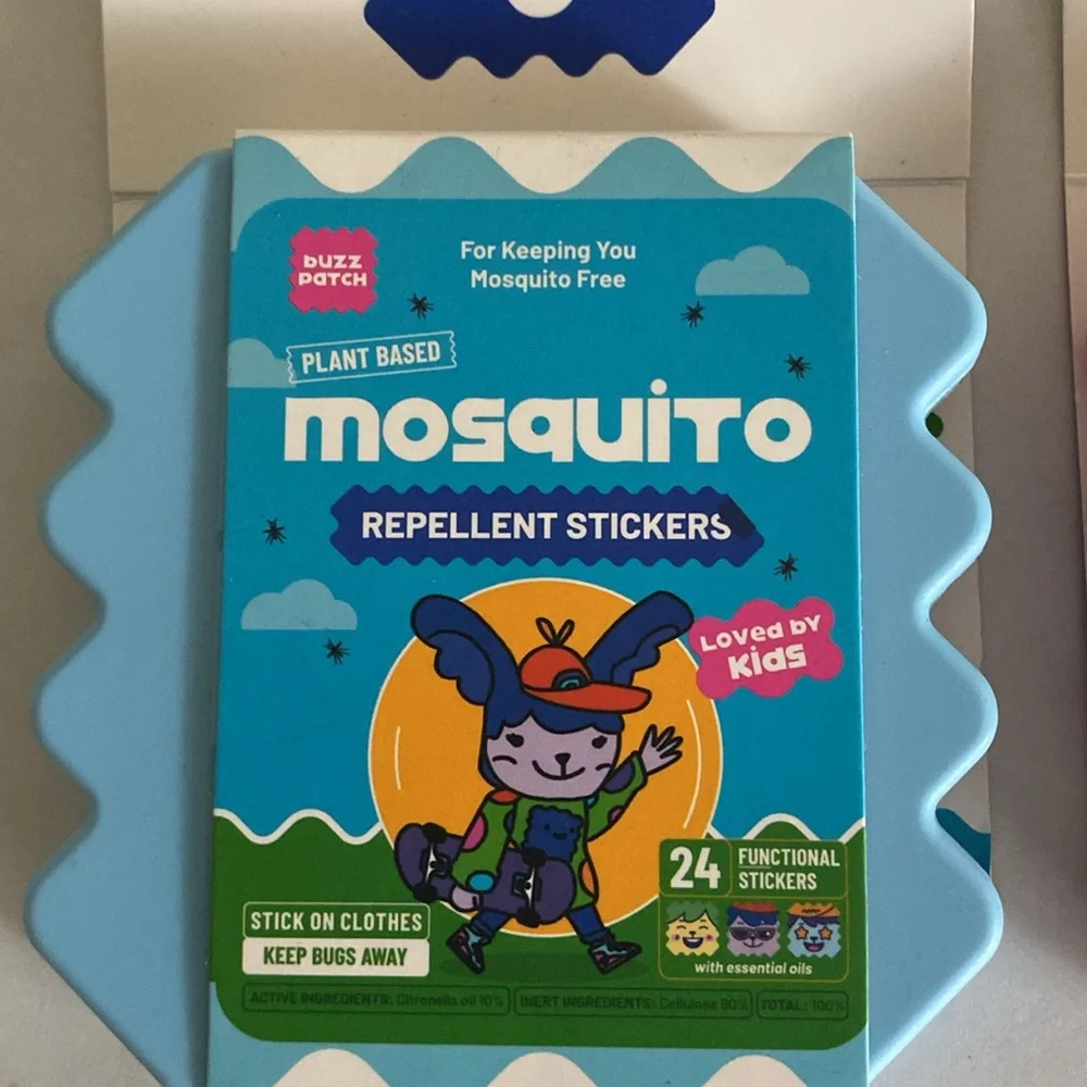 Natpat Mosquito and Tick Repellent Stickers for kids all natural essential oils